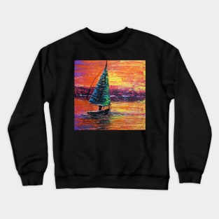 Sailing at Sunset Crewneck Sweatshirt